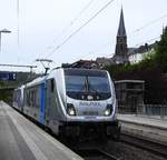 BOMBARDIER 187 007-O RAILPOOL IM DOPPELPACK IN KIRCHEN/SIEG  Die RAILPOOL-BOMBARDIER 187 007-0 im Doppelpack am 8.5.2020 auf Durchfahrt  Bahnhof KIRCHEN/SIEG in Fahrtrichtung BETZDORF/KÖLN.....