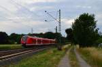 1440 315-8 bei der Einfahrt von Kleinenbroich am Abend des 7.7.2015