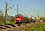 Zwei Grinsekatzen sind im Doppel als S8 nach Mönchengladbach unterwegs am 20.4.2016.