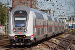 Ein IC2 Zug auf dem Weg zu den Abstellanlagen bei Köln Hansaring, nach der Ankunft in Köln Hauptbahnhof, am 12.05.2019.