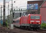 143 237-6 als S6 aus Kln-Nippes nach Essen Hbf bei der Einfahrt in Kln Hbf, 23.7.10