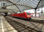 146 029 steht hier am 21.08.2013 im Kölner Hbf.