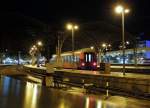 Impressionen Kln Hbf.: Endstation am Rhein im Regen.