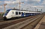 9442 861-2 und 9442 659-0 fahren am 3.7.2017 als RB48 (RB32459)  Rhein-Wupper-Bahn  von Wuppertal-Oberbarmen nach Bonn-Mehlem aus Köln Messe/Deutz aus.