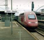 Thalys PBKA in Köln=Deutz, Sommer 2003