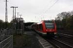 Der DB Dieseltriebwagen 620 025 als RB 24 (Köln Messe/Deutz - Kall - Gerolstein) bei der Ausfahrt aus Köln West in richtung HBF und Endbahnhof.