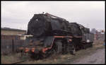 503575 am 18.2.1993 auf einem Abstellgleis im Bahnhof Klostermansfeld.