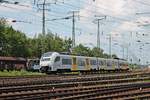 Am Mittag des 22.06.2019 fuhr MRB 460 011-0 als RB26 (Köln Messe/Deutz - Mainz Hbf) am Rangierbahnhof und DB Museum in Koblenz Lützel vorbei in Richtung Hauptbahnhof.