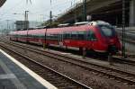 422 705 mit dem schönen Namen Ürzig stand wegen des Sperrung der Moseltalbahn nach starken Regenfällen in Koblenz abgestellt und harrt neuen Aufgaben.....22.9.2014