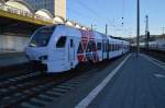 Nun habe ich auch meinen ersten SÜWEX, es ist der 429 118-3 mit seinem Bruder dem 429 117-5 die am Sonntagabend den 19.4.2015 als RE2 gerade aus Frankfurt Hbf in Koblenz Hbf eintreffen.