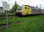 E 189 917 RT (ES 64 F4 - 017) am 01.05.2010 auf einem Abstellgleis in Konstanz.