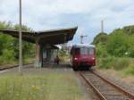 DR 171 056-5 + DB 972 771-0 als DPE 33891 von Wangen (Unstrut) nach Teuchern im Bf Laucha; 12.07.2009