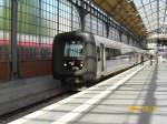 DSB IC 3 5086 als EC 36 beim Zwischenhalt in Lbeck Hbf am 31.05.08.