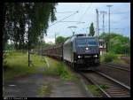 185 547 bei der Einfahrt in den Bahnhof Lehrte