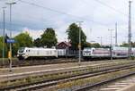 159 206 und die die 147 563 mit IC abgestellt in Leinefelde 22.08.2021.