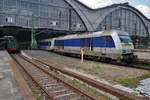 223 055 fährt am 13.5.2017 mit dem RE6 (RE81294) nach Chemnitz Hauptbahnhof aus dem Leipziger Hauptbahnhof aus.