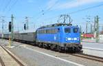 Press 140 041-5 / 140 810-3 in Leipzig Hbf (Leipzig Hbf - Erfurt Hbf Sonderzug  Deutscher Evangelischer Kirchentag, 500-jährige Jubiläum der Reformation in Lutherstadt Wittenberg ) mit