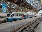 MRB VT 0004 (95 80 0643 111-7 D-TDRO) als RB 27724 nach Döbeln Hbf, am 09.12.2023 in Leipzig Hbf.