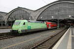 DB 101 005-7  DEVK  mit dem PbZ 33954 nach Berlin-Lichtenberg, am 02.01.2024 in Leipzig Hbf.