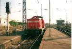 345 037 am 18.Mai 2000 im Leipziger Hbf.