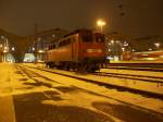 115 154-7 Steht vor dem HBF Leipzig am 12.02.2010