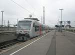 Hier VT002 als MRB nach Leipzig-Halle Flughafen, bei der Ausfahrt am 14.5.2010 aus Leipzig Hbf.