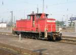 Hier 362 568-8, bei der Ausfahrt am 22.4.2011 aus Leipzig Hbf.