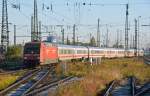 Der IC 2304 erreicht am 15.10.11 den Leipziger Hbf.