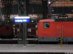 Leipzig Hbf am 29.10.2007 (Lok im Vordergrund: 143 850-6)