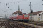 143 591-6 bei Einfahrt in Leipzig Hbf mit dem RE 13 nach Magdeburg 07.03.2013