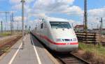 401 014-6  Friedrichshafen  wird seine Reise als ICE 791 aus Kiel Hbf in Leipzig Hbf beenden.