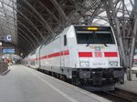 146 564 - mit Doppelstock-IC - in Leipzig Hbf - am 8-April 2016