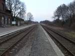 09.03.2011- Bahnhof Letschin - Bahnsteige...