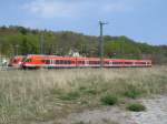 Flirttreffen am 06.Mai 2013,in Lietzow:429 027(Vordergrund) als RE 13027 Stralsund-Binz und im Hindergrund 429 029 als RE 13165 Lietzow-Sassnitz.