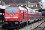 DB 245 007 mit RE 4230 wurde soeben bereitgestellt und wartet nun in Lindau auf die Abfahrt in Richtung Stuttgart (28.01.2018).