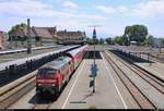 218 427-3 der DB ZugBus Regionalverkehr Alb-Bodensee GmbH (RAB) (DB Regio Baden-Württemberg) als RE 4224 bzw.