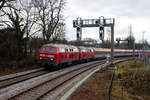 218 824-1 mit dem IC 118 am Haken gen Allgäu, Lindau-Aeschach.