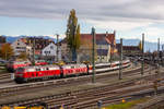 Eurocity EC195 in Lindau Hbf zur Abfahrt nach München.