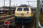 218 446 in Lindau Hbf Abstellung am 12.12.20