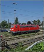 Zeppeline am Himmel von Lindau sind ja alltäglich, aber eine DB 111 auf den Abstellgleisen des Bahnhofs Lindau Insel war mich dann doch ein Bild wert.