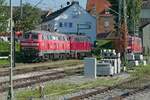 218 456-2 und 218 155-0 der NeSA am 29.07.2021 in Lindau.