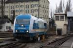 223 065 beim Umsetzen in Lindau Hbf, 18.01.09