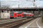 Einfahrt eines IRE Dosto in den Hbf.Lindau.13.04.13