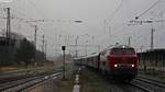 Am 16.12.17 verkehrte die V160 002 (9280 1 216 002-6 D-LOLLO) als Marzipan-Express DPE24592 (HH-AL) von Hannover nach Lübeck.