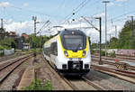 8442 613 und 8442 120 (Bombardier Talent 2) der Abellio Rail Baden-Württemberg GmbH als verspätete RB 19323 (RB18) von Osterburken nach Tübingen Hbf erreichen den Bahnhof Ludwigsburg auf Gleis 4.
Aufgenommen am Ende des Bahnsteigs 4/5.
[28.7.2020 | 15:18 Uhr]