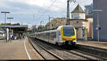 Nachschuss auf 1430 547-8 (ET 6.04) und 1430 546-0 (ET 6.03 | Stadler FLIRT 160) der Go-Ahead Baden-Württemberg GmbH (GABW) als umgeleiteter RE 19679 (RE1) von Karlsruhe Hbf nach Stuttgart Hbf,