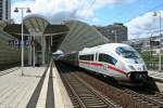 406 585-0 auf dem Weg von Frankfurt (Main) Hbf nach Paris Est am Nachmittag des 24.05.14 in Ludwigshafen (Rhein) Mitte.