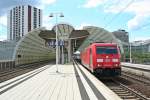 185 402-5 als Lz auf dem Weg nach Mannheim Rbf am Nachmittag des 24.05.14 in Ludwigshafen (Rhein) Mitte.