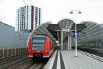 425 268-0 als RB44 nach Bensheim am Nachmittag des 24.05.14 beim Verlassen des Bahnhofs Ludwigshafen (Rhein) Mitte.