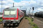 629 005 auf dem Weg nach Mannheim Hbf am 24.05.14 beim Verlassen des Bahnhofs Ludwigshafen (Rhein) Mitte.